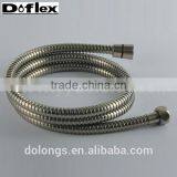 CL002 Golded Color Double Lock Brass Flexible Shower Hose thumbnail-2