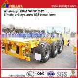 2017 40ft 3 Axle Retractable Skeletal Container Semi Trailers for Sale thumbnail-1