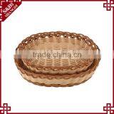 Hot Sale Plastic Woven Rattan Basket Food Bread Snack Display Stands Popcorn Box thumbnail-4