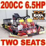 196cc 6.5hp 2 Seat Gas Powered Go Kart thumbnail-2