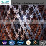 Galvanized Steel Plate Razor Barbed Wire For Sentries and Defence