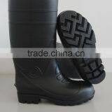 Acid Resistant Black Industrial Steel Toe PVC Safety Rain Boots thumbnail-1