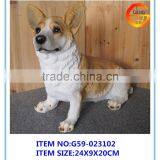 Hot Sellining Decoractive Dog Resin Garden Statues thumbnail-1