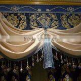 Luxurious Ready Made Curtains With European Style Valances High End Curtains thumbnail-3