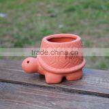 Attractive Garden Decor Tortoise Shape Ceramic Animal Planters thumbnail-2