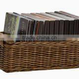 2014 Wholesale Light Wicker Magazine Storage Basket for Storing Books thumbnail-1