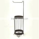 Store More Textilene Toilet Storage Rack thumbnail-4