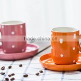 80ml/150ml/280ml Tableware coffe&tea cups and plate set