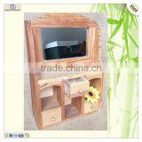 Makeup Tools Colored Layer Drawer Mirror Wooden Box thumbnail-4