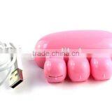 New Arrival Lovely Cartoon Pig Design 3 Port USB Hub 2.0 USB Interface Promotion Gift Choice Present With Card Reader Function thumbnail-3