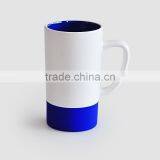2016 Hot Sale Tall Ceramic Coffee Mug With Silicone Base thumbnail-3