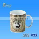 11oz White Sublimation Ceramic Material Coated Mug thumbnail-1