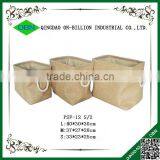 Foldable Fabric Storage Container With Handles thumbnail-1