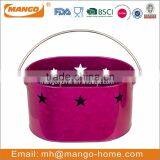 Colorful Traditional Metal Ice Bucket thumbnail-5