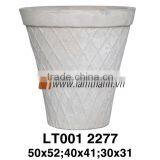 Vietnam Pattern Stylish White Painted Pottery For Manufacturer