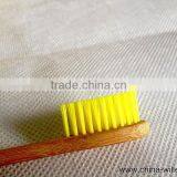 Yellow Color Bamboo Toothbrush, Soft Bristle Toothbrush thumbnail-3