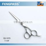 S3-1075 7-1/4" Inch 2CR13 Stainless Steel With PP Handle Handmade Polishing Stainless Steel Hairdressing Scissors
