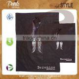 Dyed Cotton Drawstring Bag With Satin Ribbon With Screen Print Logo thumbnail-1