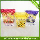 Home and Garden Decor Metal Square Flower Pot thumbnail-1