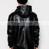 Hood Style Leather Jacket thumbnail-2