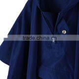 Blue Froggie Raincoat Cape With Monster Printed Hood Kid Wear Child Clothing HSC5940 thumbnail-3