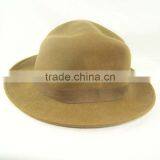 Brown Color Fisherman Hat Cap Bucket Hats Ladies Wool Felt Hat With High Quality thumbnail-4