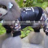 Tough Handsome FBI Lettered Winter Dog Clothes Jumpsuit thumbnail-3