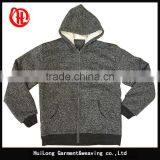2017 New Design Fashion Polyester Men Grey Hoodie Jacket thumbnail-3