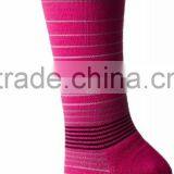 Women's Chevron Compression Socks With Merino Wool and Bamboo thumbnail-6