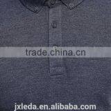 Stylish Men Button Down Collar Pique Fabric Polo t Shirt Custom thumbnail-3