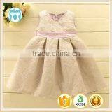 2017 Kids Beautiful Model Frock Design Girls Winter Vest Dress for Infants European Style Autumn Children's Baby Party Dress thumbnail-1