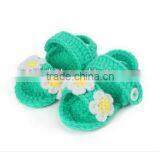 Baby Knit Cute Girls Shoes Hand Made Pattern Baby Shoes thumbnail-3