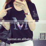 2017 OEM Anti-Wrinkle Unique Design Amazing Quality Hot-selling Best Choice Short Sleeve Casual Custom T-shirtTC(70/30) thumbnail-2