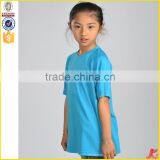 Plain Dyed Hot Sale Simple Girls 100% Polyester T-shirt thumbnail-2