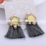 Zm53249a Cheap Handmade Dangle Earrings Women Tassel Earrings With Pearl thumbnail-4