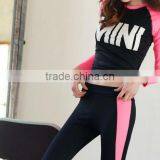 High Quality Fashion Women Tight Fitting Yoga Running Gym Sports Suits thumbnail-1