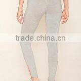 Hot Sale China Women Clothing Custom Yoga Fashion Elastic Plain Skinny Zip Leggings thumbnail-3