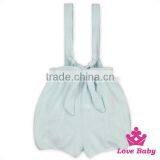 Boutique Outfit Solid Color Baby Girls Short Pants With Cute Bow For 0-6Years Girl Wear thumbnail-2