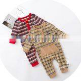 S17710A High Quality Cotton Wholesale Baby Clothes Stripe Design Baby Rompers thumbnail-4