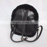 Myfur Cheap Rex Rabbit Fur Customized Teenage Fashion Backpack thumbnail-3