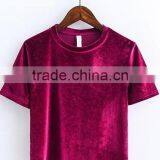 Runwaylover EY2389B Ladies Sexy 2017 Short Sleeve Crop Tops thumbnail-3