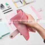 Metallic Color A6 Loose-leaf Planner Customizable Notebook Fashion Daily Notebook PU Cover With Metal Clip/clasp /pen Holder thumbnail-4