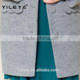 Latest Cute Thick Plain Orange Russian Winter Coat, Women Trench Coat, Ladies Office Coat thumbnail-6