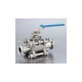 Stainless Steel Sanitary 3pc Ball Valve thumbnail-1
