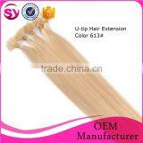 Xuchang Hair Factory Wholesale Price Remy U Tip Keratin Human Hair Extension, 100 Human Hair Extension Wholesale In The Stock thumbnail-5