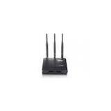 Black Wireless N Gigabit Router 2.4GHz With MAC Filtering thumbnail-1