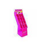 Pink Unique Retail Cardboard Display Stands With 12 Cells , 1500 X 450 X 400mm