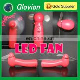 New brand mini fan with led light glovion mini electric hand fan handheld programmable fan