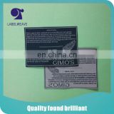 Provide high density and very small letter woven care label
