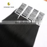double drawn tape in hair extension 100% human hair tape in hair